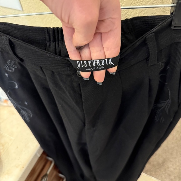 Disturbia Dianne Embroidered Ballon Trousers - Black - Picture 5 of 9